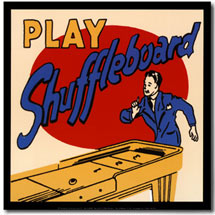 Play Shuffleboard Poster
